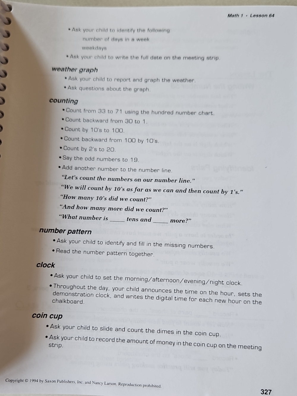 Saxon Math 1 - Picture 6 of 9